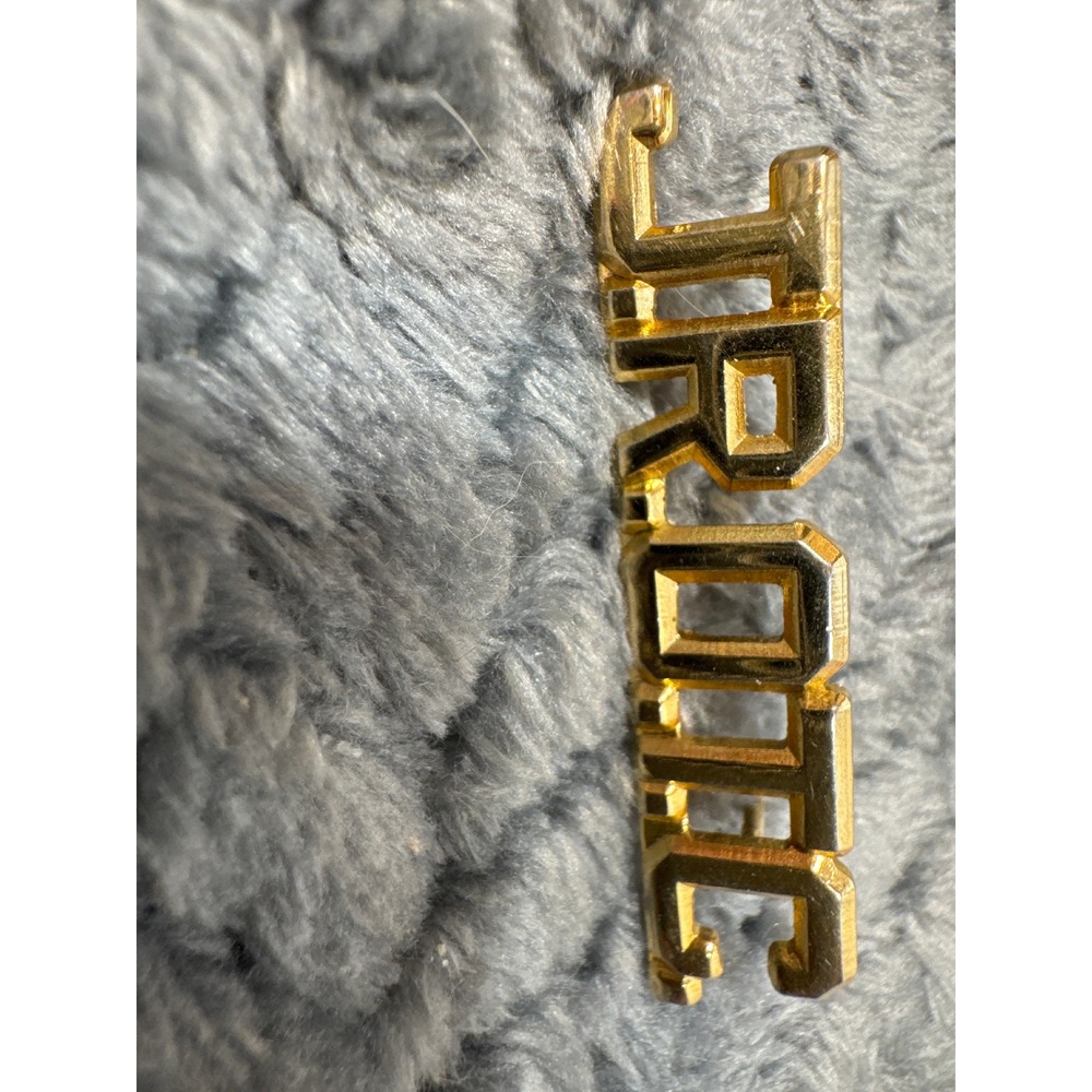 Vintage Gold Tone JROTC Lapel Pin Dual Post‎ military Accessory